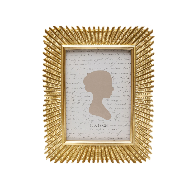 RAMKA NA ZDJĘCIE Beam złota, wykonana z tworzywa sztucznego, nowoczesny styl RAMKA NA ZDJĘCIE Beam złota, wykonana z tworzywa sztucznego, nowoczesny styl