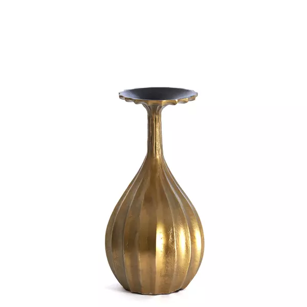 WAZON DEKORACYJNY o geometrycznych kształtach, kolor antycznego brązu, klasyka z nutą nowoczesności, ekskluzywny WAZON DEKORACYJNY o geometrycznych kształtach, kolor antycznego brązu, klasyka z nutą nowoczesności, ekskluzywny