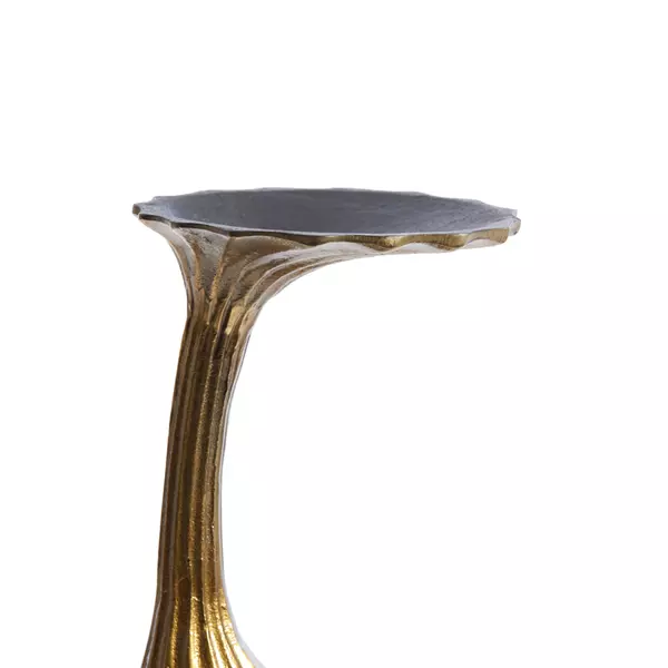 WAZON DEKORACYJNY o geometrycznych kształtach, kolor antycznego brązu, klasyka z nutą nowoczesności, wyjątkowy WAZON DEKORACYJNY o geometrycznych kształtach, kolor antycznego brązu, klasyka z nutą nowoczesności, wyjątkowy