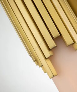 Alternative view of KINKIET ŁAZIENKOWY, złote wykończenie,ryflowane elementy, wyjątkowy design