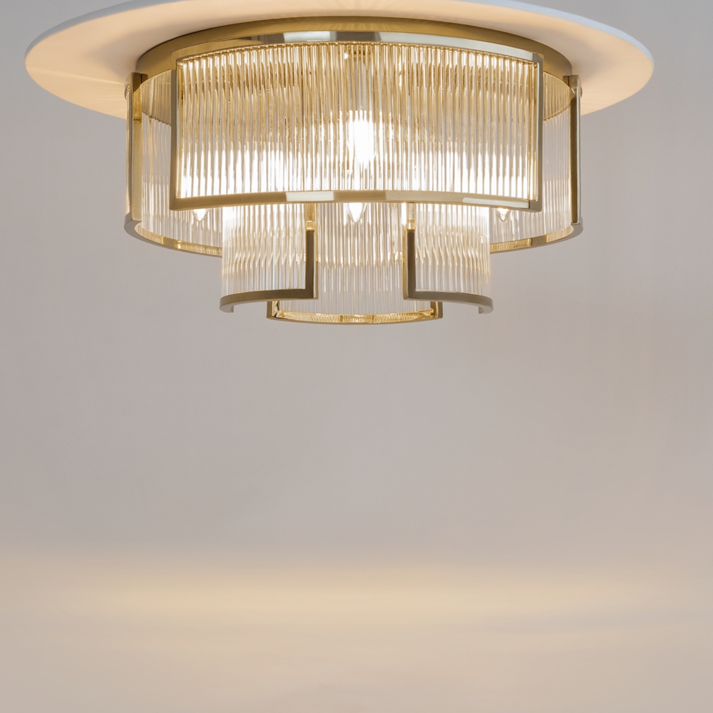 LAMPA SUFITOWA PLAFON Frame, okrągła, złota, metalowa konstrukcja, szklane, ryflowane wypełnienie, nowoczesny styl, 6 źródeł światła, piękny LAMPA SUFITOWA PLAFON Frame, okrągła, złota, metalowa konstrukcja, szklane, ryflowane wypełnienie, nowoczesny styl, 6 źródeł światła, piękny