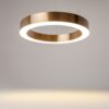 LAMPA WISZĄCA Saturno okrągła, mosiężna oprawa, źródło światła LED, nowoczesny glamour 40 cm, wyjątkowa