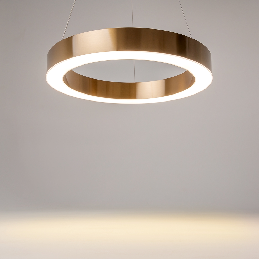 LAMPA WISZĄCA Saturno okrągła, mosiężna oprawa, źródło światła LED, nowoczesny glamour 40 cm, wyjątkowa LAMPA WISZĄCA Saturno okrągła, mosiężna oprawa, źródło światła LED, nowoczesny glamour 40 cm, wyjątkowa