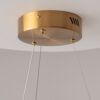 LAMPA WISZĄCA Saturno okrągła, mosiężna oprawa, źródło światła LED, nowoczesny glamour, designerska