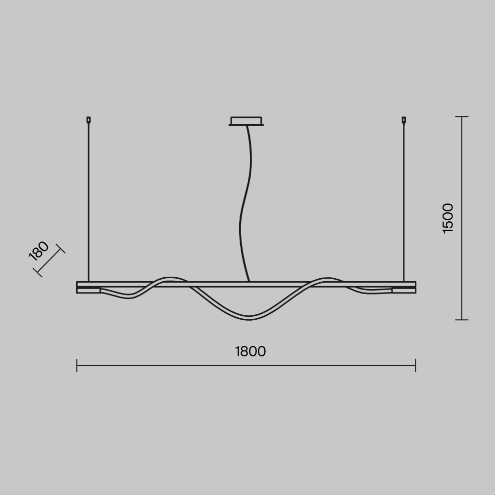 LAMPA WISZĄCA Tau ze złotym, aluminiowym stelażem, neonowy dyfuzor, LEDowe źródło światła, designerski styl, wymiary LAMPA WISZĄCA Tau ze złotym, aluminiowym stelażem, neonowy dyfuzor, LEDowe źródło światła, designerski styl, wymiary