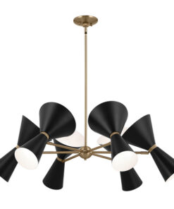 Alternative view of LAMPA WISZĄCA, czarna, nowoczesny design, regulowana wysokość