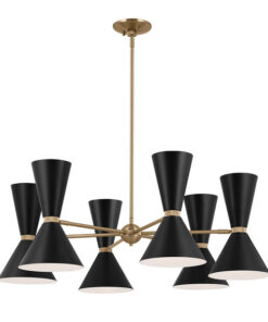 LAMPA WISZĄCA, czarna, nowoczesny design, regulowana wysokość