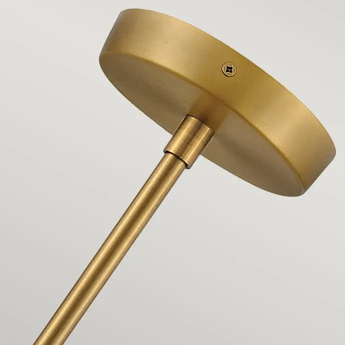 LAMPA WISZĄCA, złota, okrągła, szklana, klasyczny styl, ponadczasowy design 4