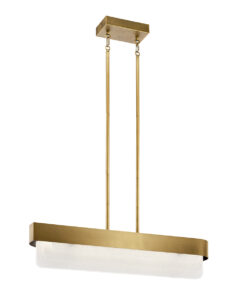 LAMPA WISZĄCA, złoto szczotkowane, regulowana wysokość, elegancki wygląd