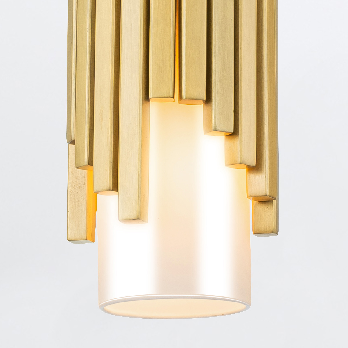 MAŁA LAMPA WISZĄCA MARVELE, złote wykończenie, elegancki styl 2