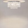 PLAFON LAMPA SUFITOWA Dune ze srebrną, metalową oprawą, klosz w formie kryształów o różnych kształtach 45 cm, piękna PLAFON LAMPA SUFITOWA Dune ze srebrną, metalową oprawą, klosz w formie kryształów o różnych kształtach 45 cm, piękna