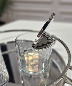 CUKIERNICZKA srebrna, z łyżeczką, klasyczny styl, ekskluzywna