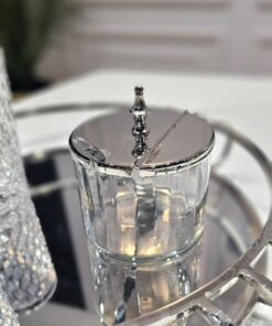 CUKIERNICZKA srebrna, z łyżeczką, klasyczny styl, piękna