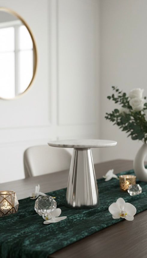 PATERA, złota wysoka noga, naturalny marmurowy poziom, nowoczesny design PATERA, złota wysoka noga, naturalny marmurowy poziom, nowoczesny design