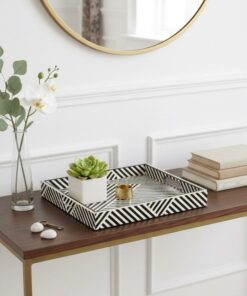 TACA, drewniana, oryginalny wzór, kwadratowa, nowoczesny styl