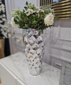 WAZON, srebrny, nieregularny kształt, ponadczasowy design