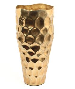 WAZON, złoty, nieregularny kształt, ponadczasowy design