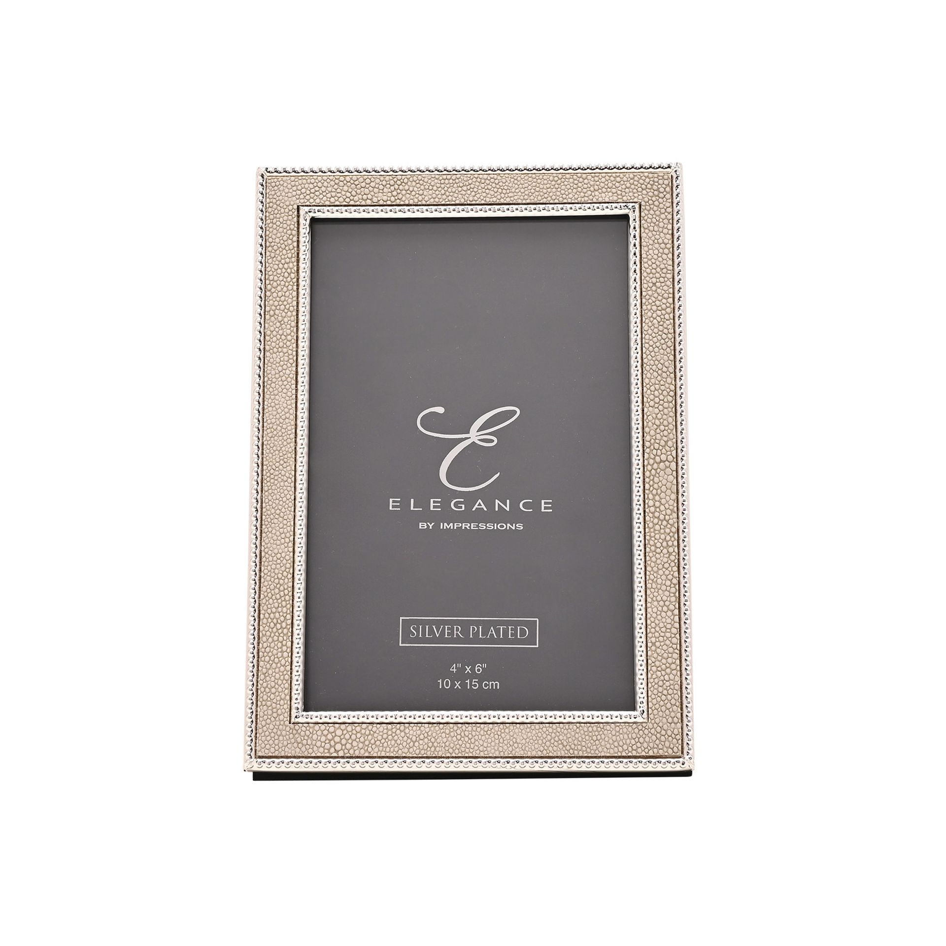 RAMKA NA ZDJĘCIE z kremową obwódką imitująca skórę, klasyczny design RAMKA NA ZDJĘCIE z kremową obwódką imitująca skórę, klasyczny design