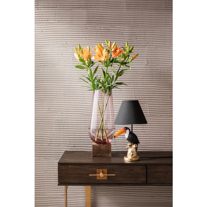 BIURKO Osaka prostokątne, kolor orzechowy, metalowe nogi i uchwyty w kolorze mosiądzu, premium