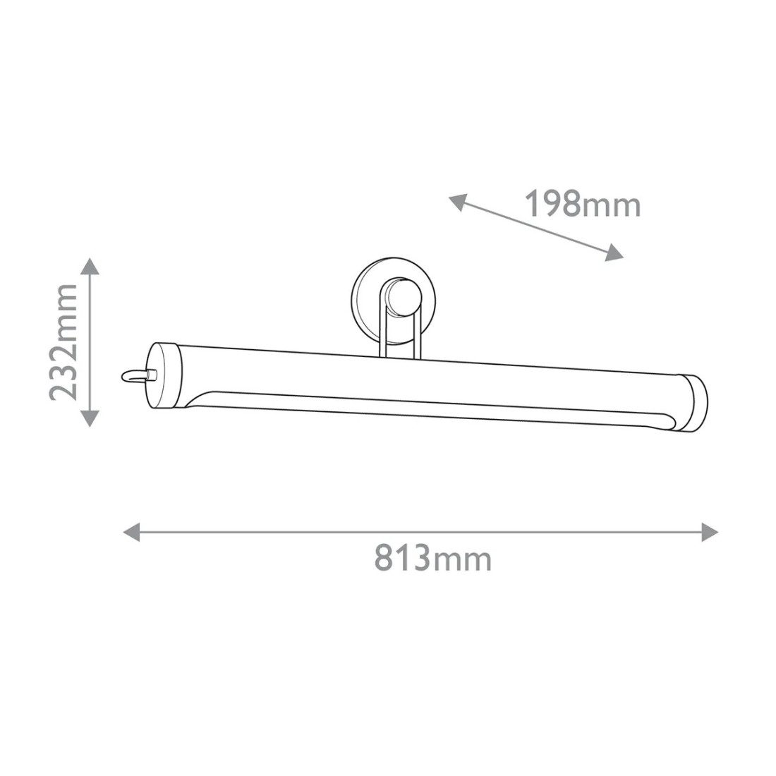 KINKIET Wynwood duża obrazówka, oprawa w kolorze miejskiego brązu, opalowe szkło, loftowy styl, wymiary KINKIET Wynwood duża obrazówka, oprawa w kolorze miejskiego brązu, opalowe szkło, loftowy styl, wymiary