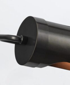 KINKIET Wynwood obrazówka, oprawa w kolorze miejskiego brązu, opalowe szkło, loftowy styl, piękny