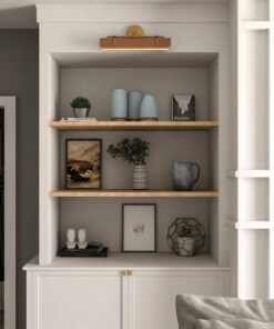 KINKIET Valise zainspirowany kufrem podróżnym, wykończenie w vintage mosiądzu, skóra koniakowa, klasyczny styl, do pokoju