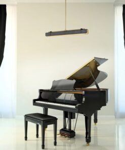 LAMPA WISZĄCA Valise zainspirowana kufrem podróżnym, wykończenie w vintage mosiądzu, skóra smokingowa, klasyczny styl, wyrafinowana