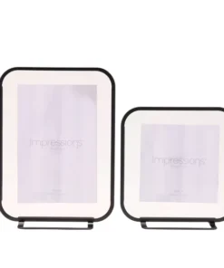 RAMKA NA ZDJĘCIE zestaw dwóch, czarna, delikatna ramka, nowoczesny styl, piękna