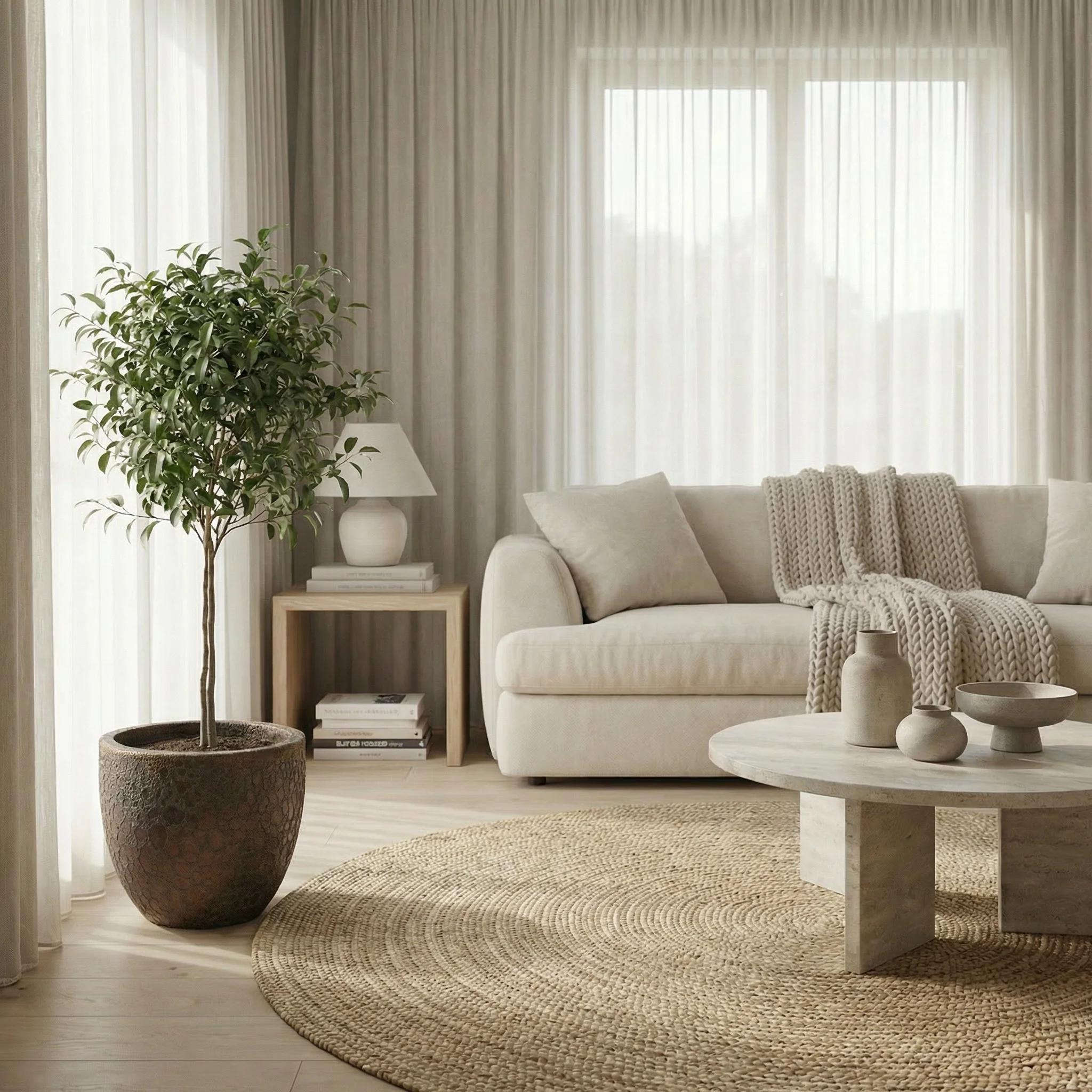 DONICA ceramiczna z efektem kamienia, mrozoodporna, okrągła, zwężana ku dołowi, brązowa, nowoczesny styl, piękna