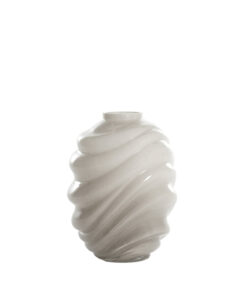 WAZON Biotu szklany, jasnoszary kolor, nieregularny kształt, loftowy styl