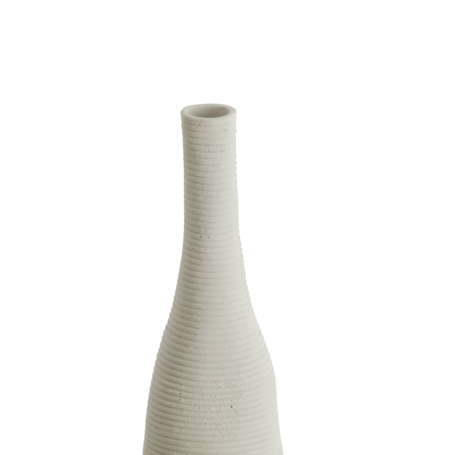 WAZON Haye podłużny, kremowe wykończenie, nieregularny kształt, poziome żłobienia, nowoczesny styl, mały, piękny