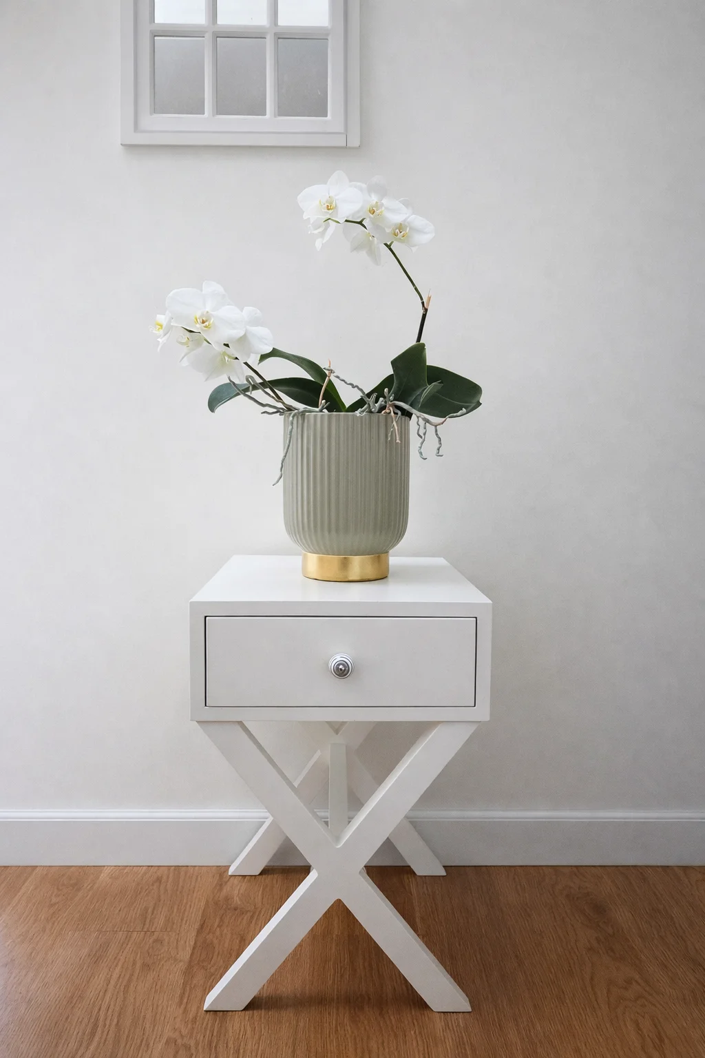 ZESTAW 3 DONIC ryflowanych, kaszmirowe, złoty pasek u dołu, z ceramiki mrozoodpornej, idealne do ogrodu, ekskluzywne