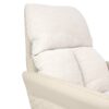 FOTEL Otilia Stand Velvet z korpusem tapicerowanym czarną ekoskórą, duże, miękkie poduszki obite welurową tkaniną, metalowa podstawa, nowoczesny FOTEL Otilia Stand Velvet z korpusem tapicerowanym czarną ekoskórą, duże, miękkie poduszki obite welurową tkaniną, metalowa podstawa, nowoczesny