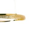 LAMPA WISZĄCA Anillo złota z delikatnymi, dekoracyjnymi kryształkami, okrągła, nowoczesny styl, wyjątkowa LAMPA WISZĄCA Anillo złota z delikatnymi, dekoracyjnymi kryształkami, okrągła, nowoczesny styl, wyjątkowa