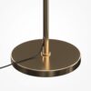 LAMPA PODŁOGOWA Dallas metalowa, złota, 6 źródeł światła ze szklanymi, transparentnymi kloszami, nowoczesny design, ekskluzywna