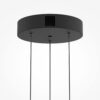 LAMPA WISZĄCA Bassa z okrągłym, szklanym kloszem w bursztynowej kolorystyce, czarny, metalowy stelaż, nowoczesny styl, premium LAMPA WISZĄCA Bassa z okrągłym, szklanym kloszem w bursztynowej kolorystyce, czarny, metalowy stelaż, nowoczesny styl, premium
