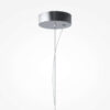 LAMPA WISZĄCA Bruma z chromowanym, metalowym mocowaniem, szklany klosz z diamentowym szlifem, nowoczesny design, premium