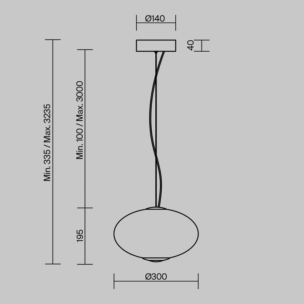 LAMPA WISZĄCA Bruma z chromowanym, metalowym mocowaniem, szklany klosz z diamentowym szlifem, nowoczesny design, wymiary