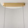 LAMPA WISZĄCA Spirito złoty, metalowy stelaż, trzy szklane klosze w transparentno-złotym ombre, nowoczesny styl, wyjątkowa