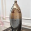 WAZON dekoracyjny ceramiczny, czarno-złoty, nieregularny kształt, designerski, piękny WAZON dekoracyjny ceramiczny, czarno-złoty, nieregularny kształt, designerski, piękny