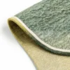 DYWAN Aquarelle Leaf o nieregularnym kształcie w odcieniach zieleni, designerski styl, ekskluzywny
