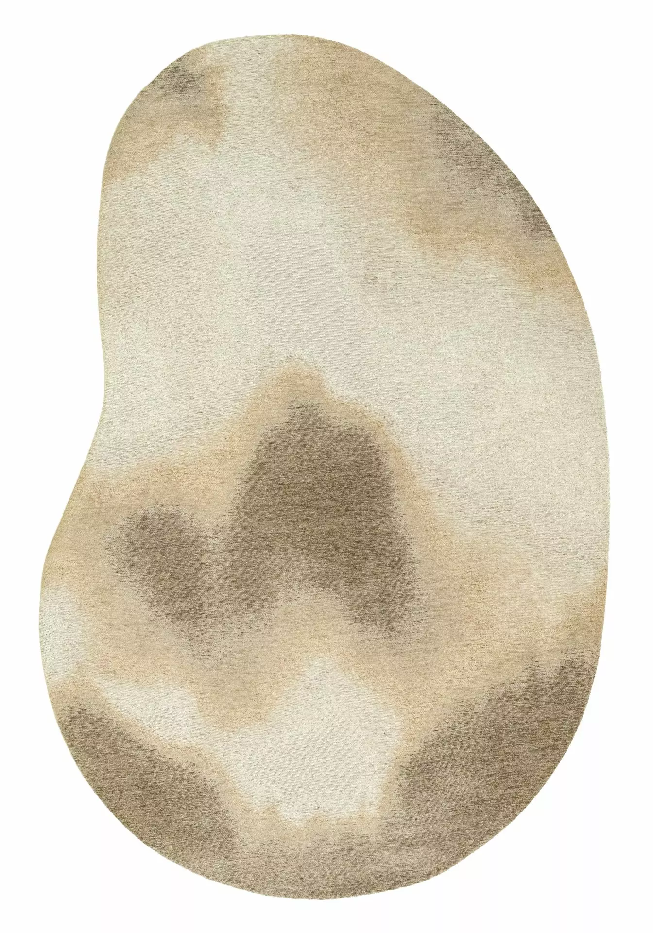 DYWAN Aquarelle Nature o nieregularnym kształcie w beżowo-kremowym wydaniu, designerski styl