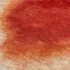 DYWAN Aquarelle Rust o nieregularnym kształcie w odcieniu rdzawej czerwieni, designerski styl, premium