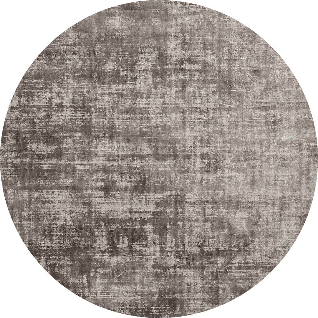 DYWAN Desert Dark Grey Rust okrągły, inspirowany lekką strukturą piasku, ciemnoszara kolorystyka, nowoczesny styl