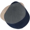 DYWAN Element Arp Blue o nieregularnym kształcie, niebiesko-beżowa kolorystyka, designerski styl