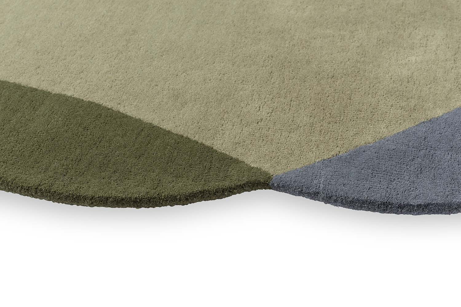 DYWAN Element Chad Grey-Green o nieregularnym kształcie, szaro-zielony, designerski styl, designerski DYWAN Element Chad Grey-Green o nieregularnym kształcie, szaro-zielony, designerski styl, designerski