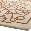 DYWAN Florence Terracotta, wełniany, ręcznie tuftowany, zaprojektowany przez Malwinę Konopacką, designerski styl, nagrodzony nagrodą Red Dot, piękny
