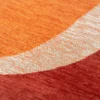 DYWAN Marble Kanell prostokątny, tkany na płasko, przyjazny alergikom oraz zwierzętom, pomarańczowa kolorystyka, do salonu DYWAN Marble Kanell prostokątny, tkany na płasko, przyjazny alergikom oraz zwierzętom, pomarańczowa kolorystyka, do salonu