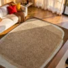 DYWAN Marble Oak prostokątny, tkany na płasko, przyjazny alergikom oraz zwierzętom, beżowo-brązowa kolorystyka, piękny
