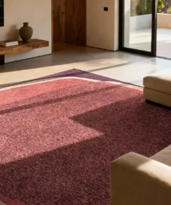 DYWAN Marble Rosewood prostokątny, tkany na płasko, przyjazny alergikom oraz zwierzętom, różowa kolorystyka, piękny